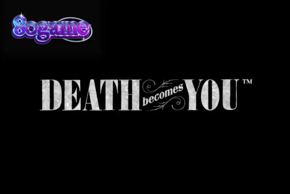 Interface do jogo de slot Death Becomes You com estética gótica e sombria